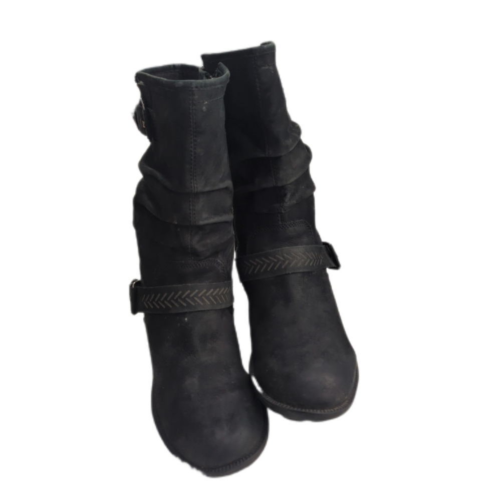 Source Unknown Black Combat Boots